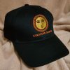 Black Embroidered Hat - Image 2