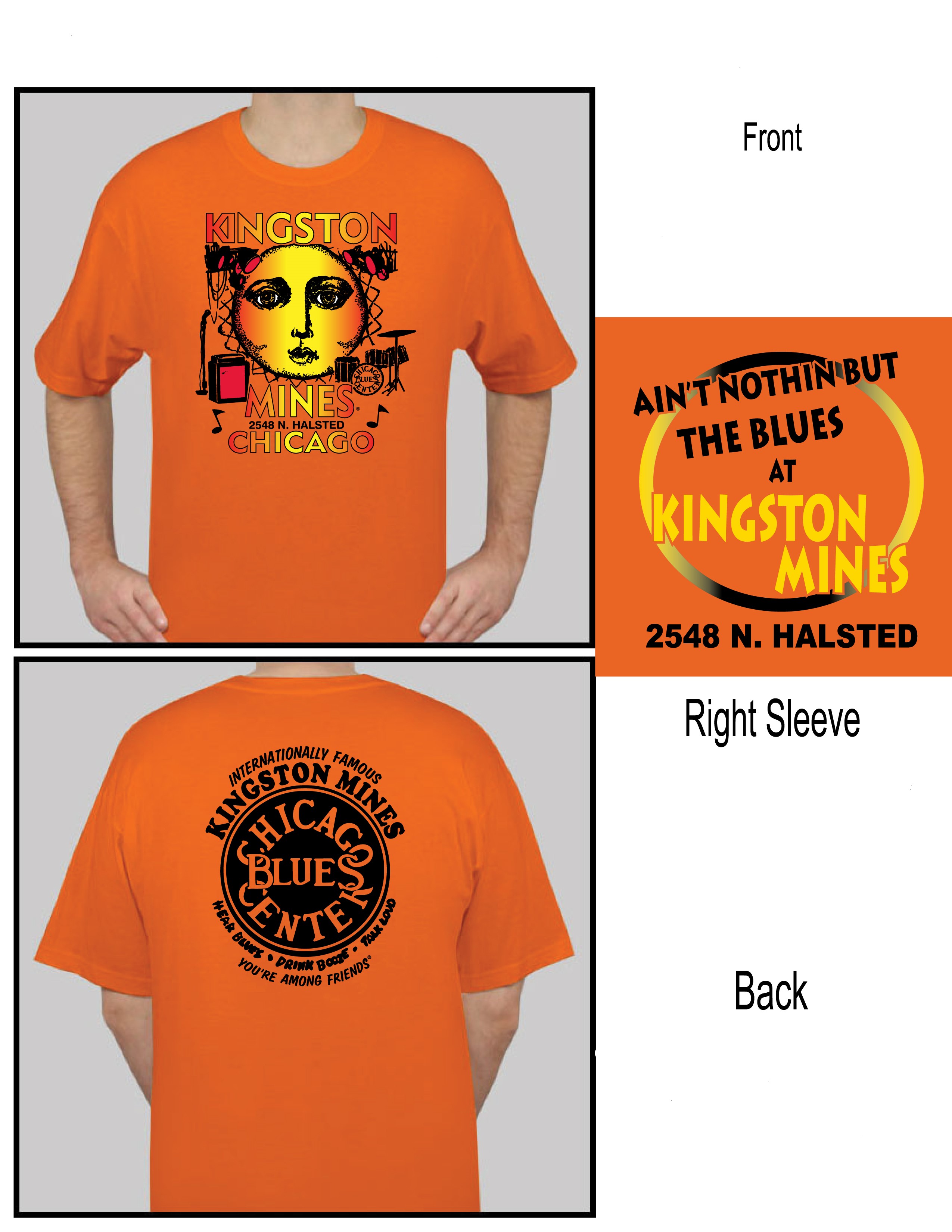 Werkloos markering enkel Orange Sun T-Shirt (Sm – 4XL) – Kingston Mines